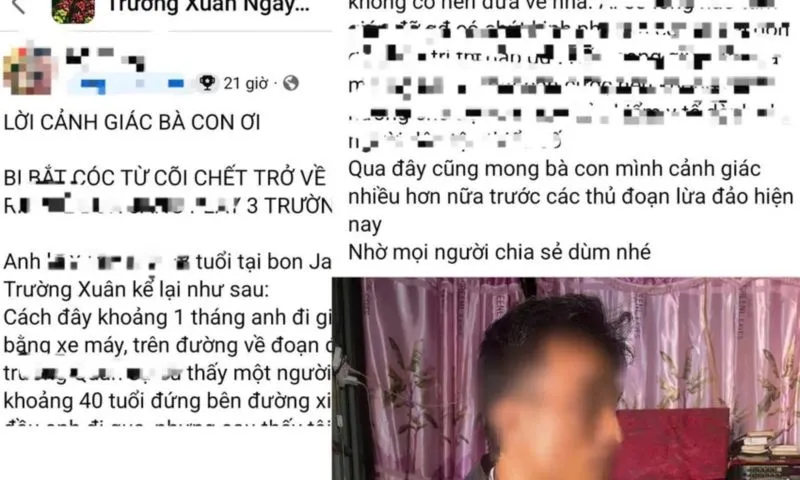 Bác tin đồn nam thanh niên bị bắt cóc, tống tiền sau khi cho người lạ đi nhờ xe