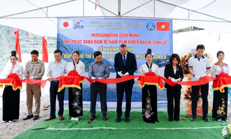 Khánh thành đập Sabo đầu tiên tại Việt Nam theo tiêu chuẩn Nhật Bản