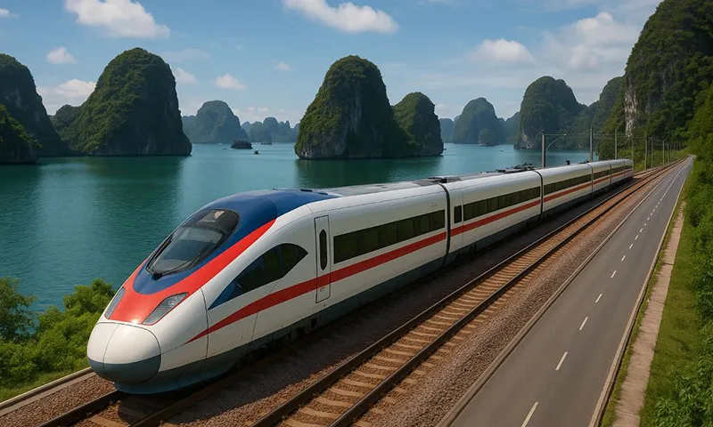 Đề xuất xây tuyến đường sắt Hà Nội - Quảng Ninh tốc độ cao 