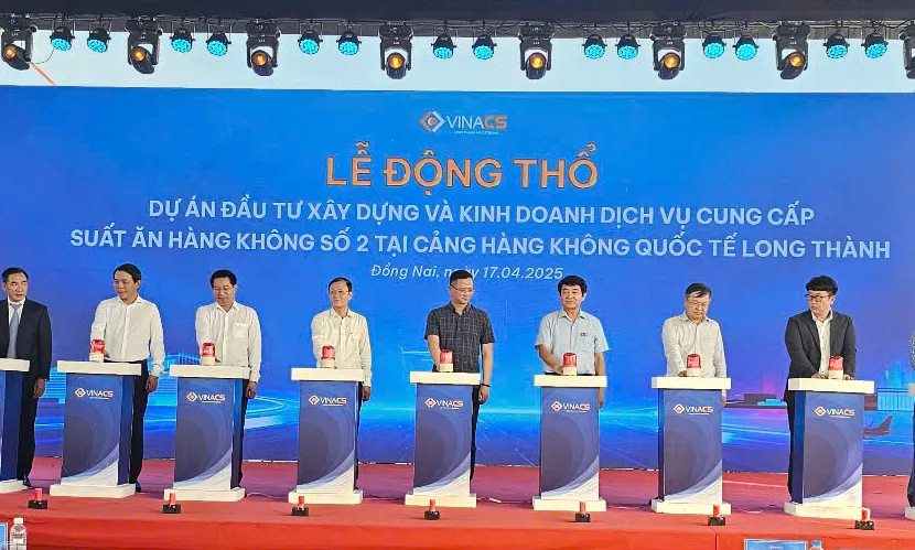 Động thổ dự án cung cấp suất ăn hàng không số 2 tại Sân bay Long Thành
