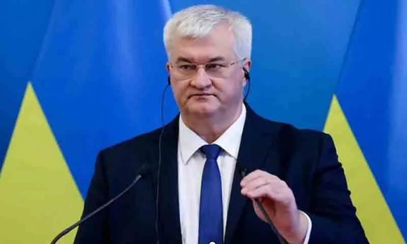 Ngoại trưởng Ukraine Andrii Sybiha Ảnh Reuters