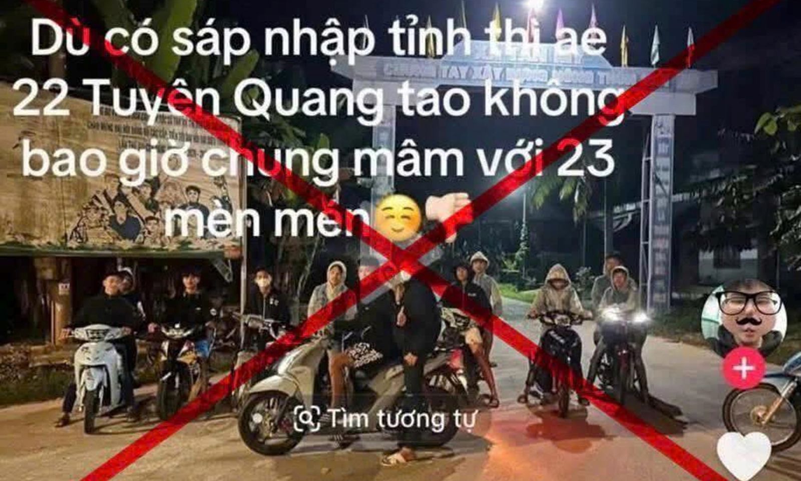 Thanh niên phát ngôn gây chia rẽ liên quan tới việc sáp nhập hai tỉnh Tuyên Quang - Hà Giang