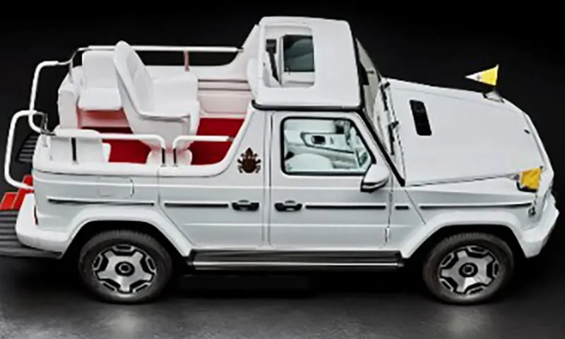 Chiếc Mercedes-Benz G-Class được tùy biến theo yêu cầu của Vatican