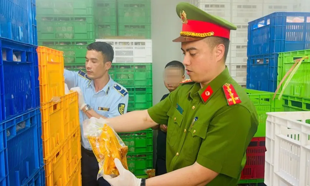 Phát hiện kho chứa 20 tấn gà ủ muối không rõ nguồn gốc