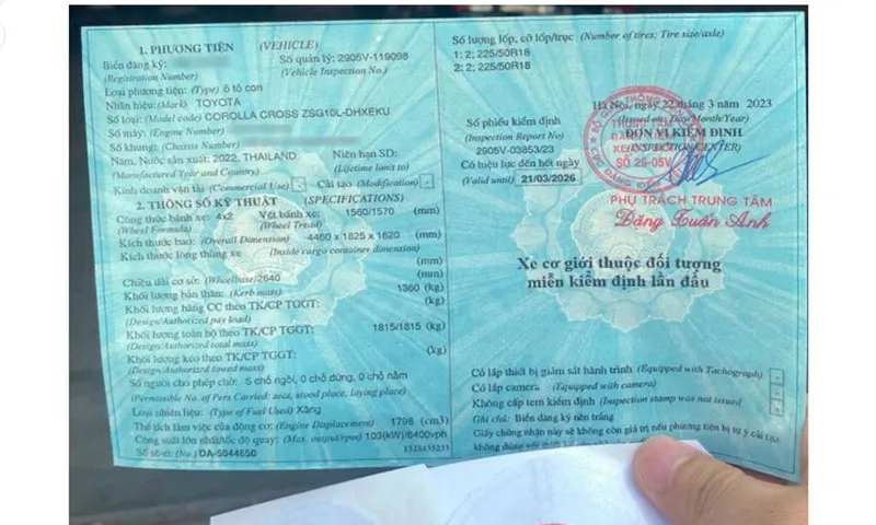 Mua ô tô mới có cần đưa xe đi kiểm định lần đầu không?