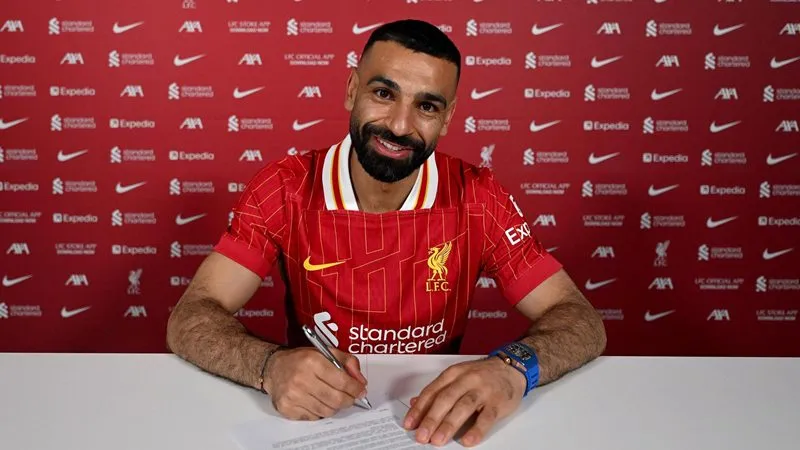 Salah vừa gia hạn với Liverpool cách đây không lâu. Ảnh: Internet