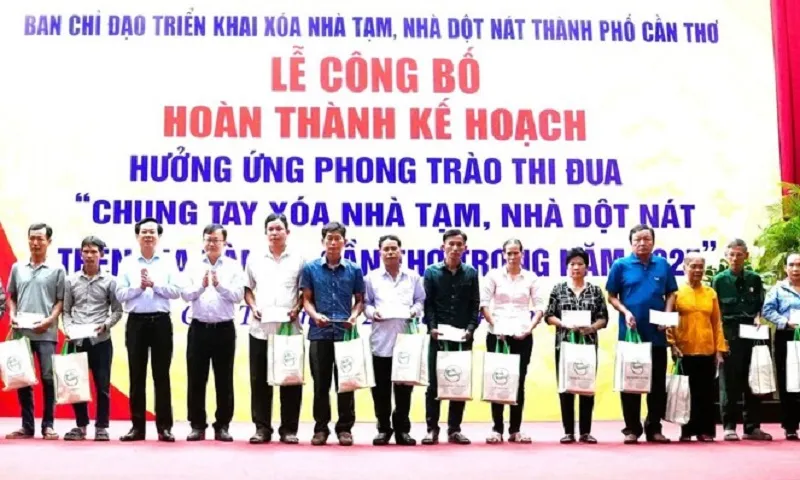 Cần Thơ hoàn thành xóa nhà tạm, nhà dột nát