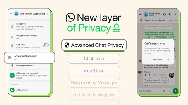 advanced chat privacy