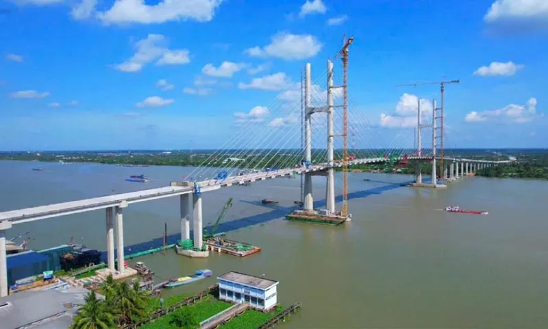 Cầu Rạch Miễu 2 thi công xuyên lễ 30/4 - 1/5