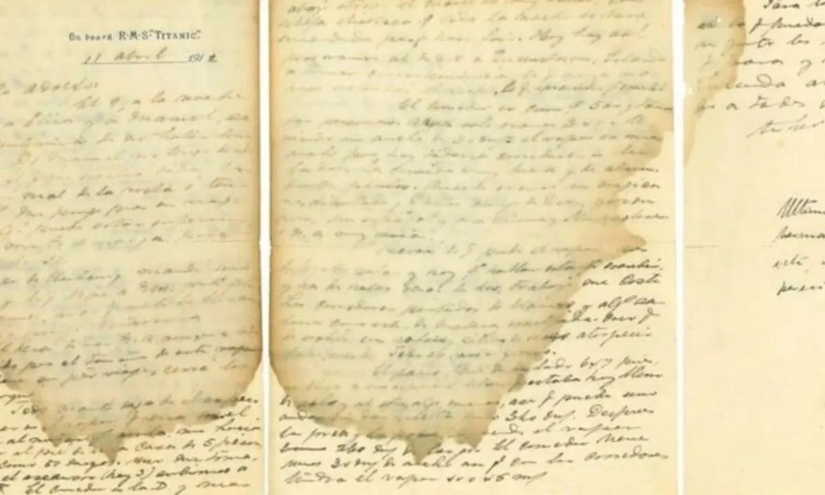 Bức thư cuối cùng từ Titanic: Ký ức bi tráng được bán đấu giá gần 400.000 USD