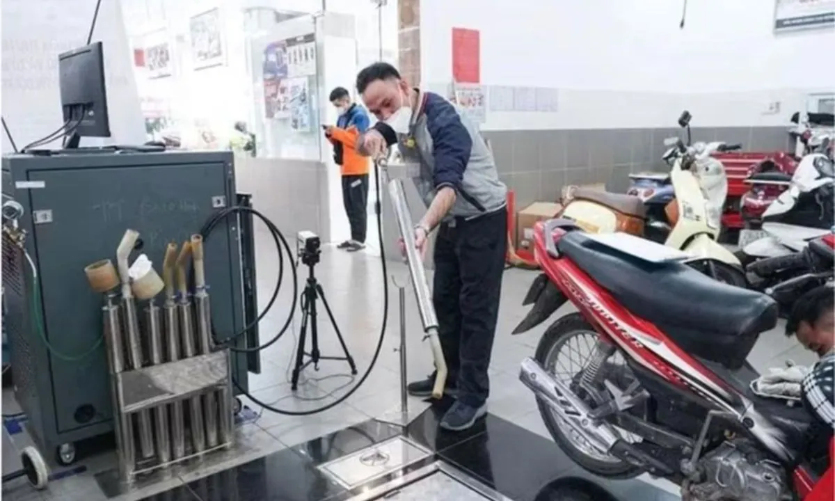 TPHCM kiến nghị công bố biểu giá dịch vụ kiểm định khí thải xe máy