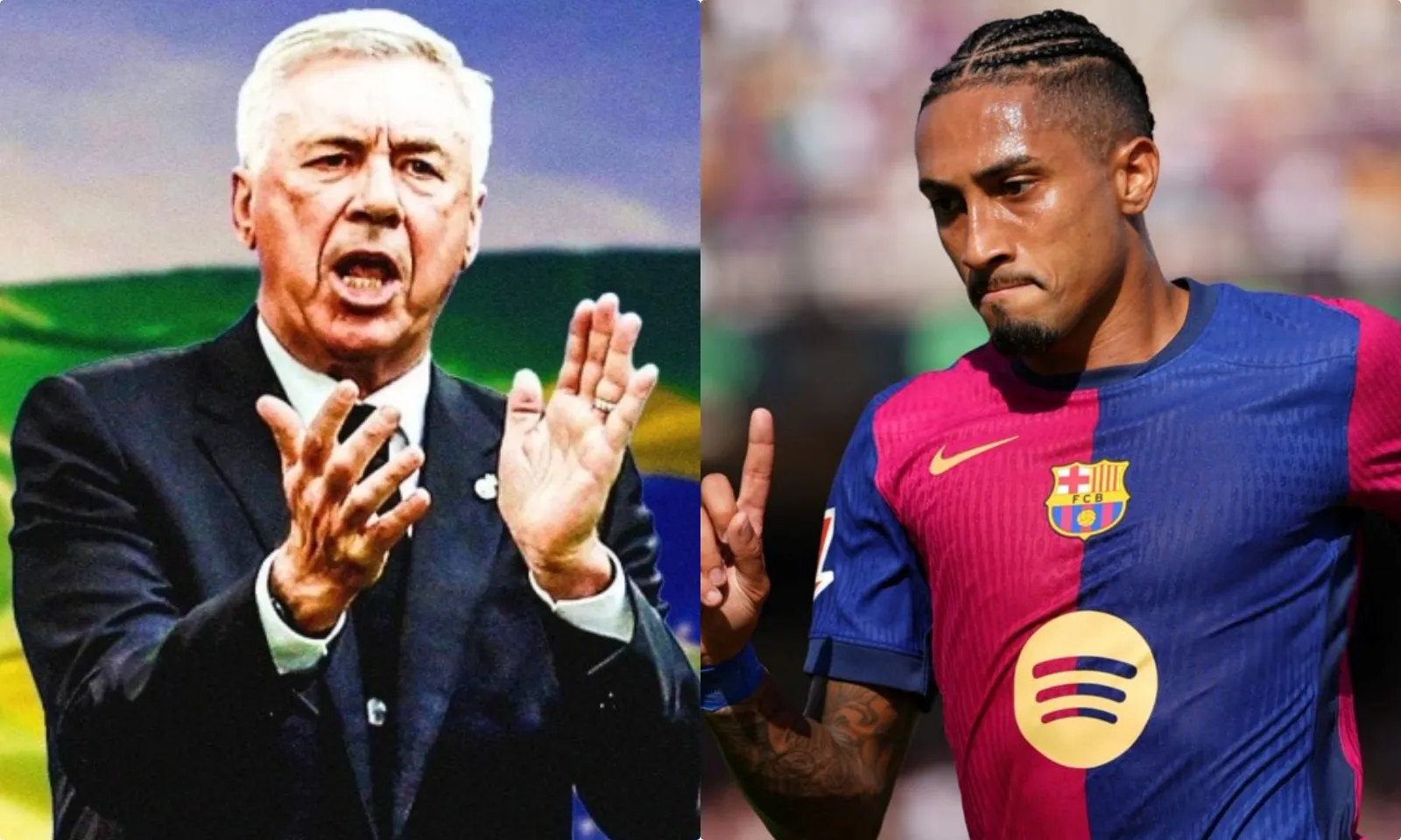 Chia tay Real Madrid, Ancelotti nhận tiền khủng làm thầy Raphinha