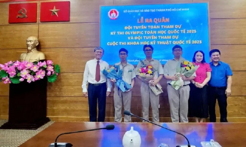 TPHCM ra quân đội tuyển học sinh giỏi tham dự kỳ thi toán và khoa học kỹ thuật quốc tế năm 2025