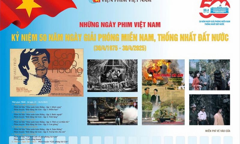 Đợt phim kỷ niệm 50 năm thống nhất đất nước và 135 năm ngày sinh Chủ tịch Hồ Chí Minh