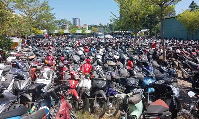Công an tìm chủ sở hữu xe Honda SH