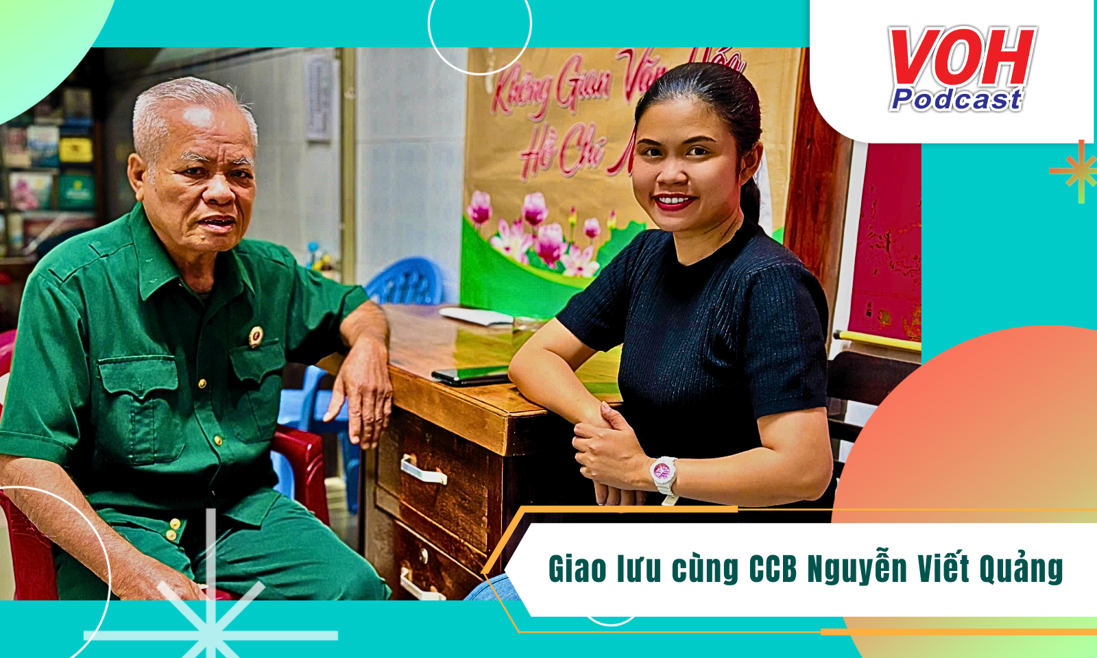 Giao lưu cùng CCB Nguyễn Viết Quảng về hành trình đi tìm hài cốt các Liệt sĩ