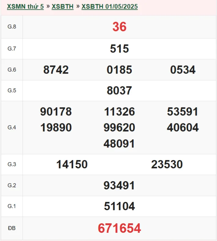 xsbth 1-5
