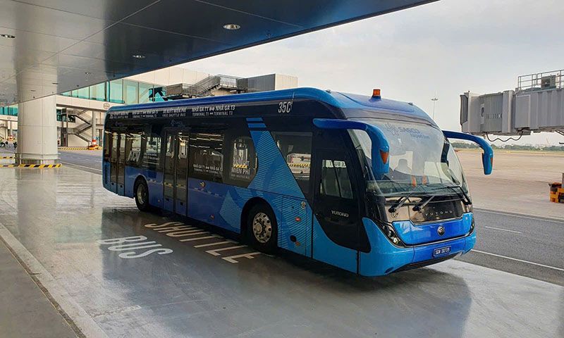 Từ 1/5, triển khai xe buýt miễn phí từ ga T3 đến T1sân bay Tân Sơn Nhất