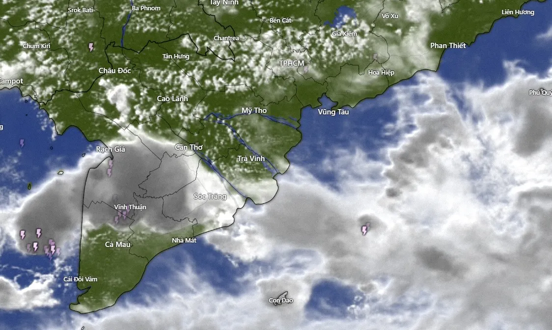 TPHCM chiều nay sẽ có mưa dông