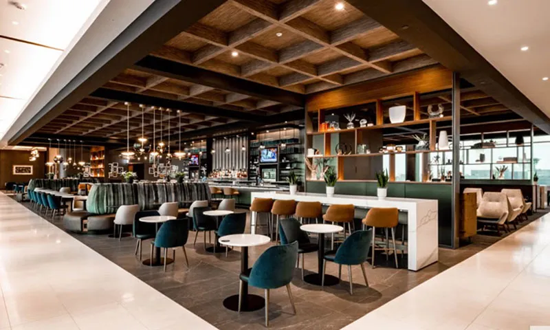 Phòng chờ Sky Delta Club mới tại Concourse D-Center Point ở Sân bay quốc tế Hartsfield-Jackson Atlanta 