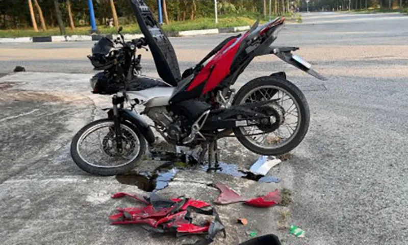 Hiện trường một vụ tai nạn giao thông