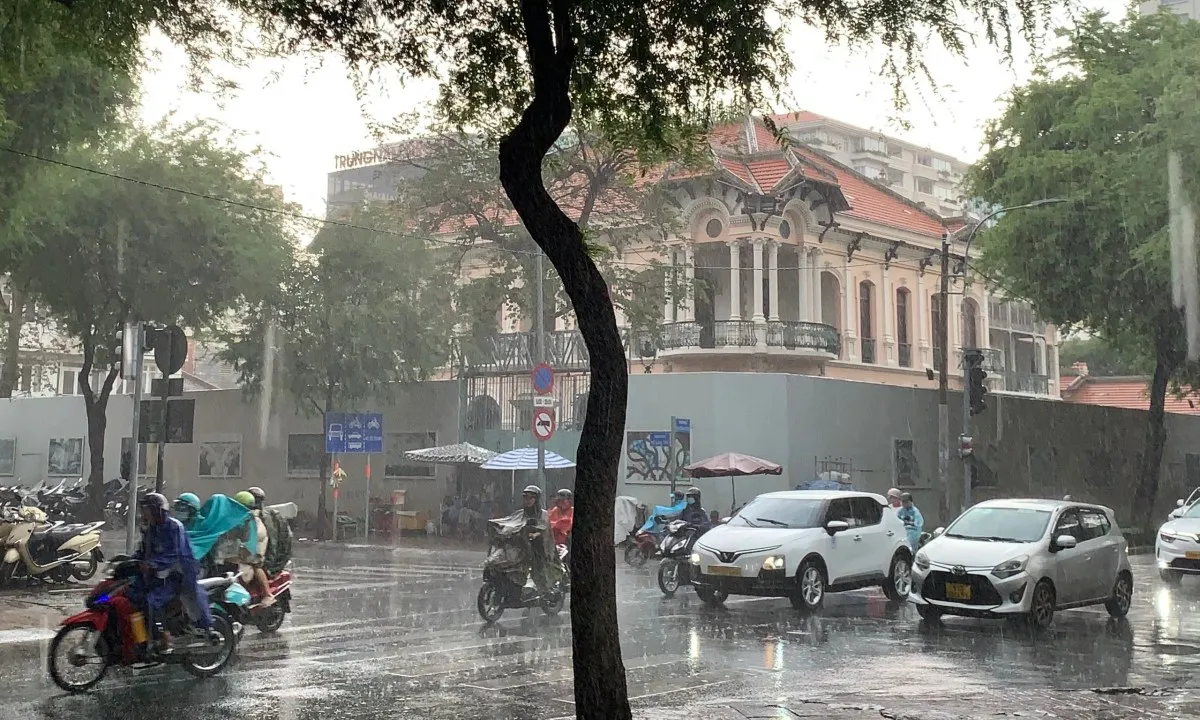 Ngày 3/5: Nam Bộ có mưa to