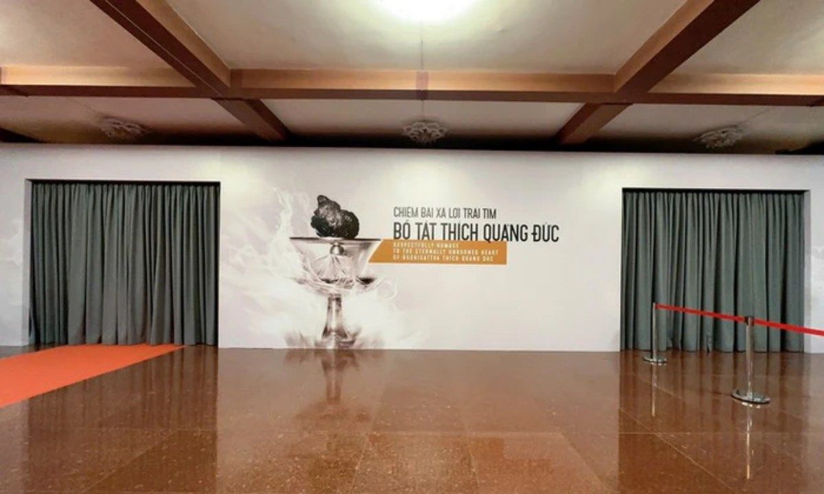 Tạm hoãn chiêm bái xá lợi trái tim Bồ tát Thích Quảng Đức ngày 3/5