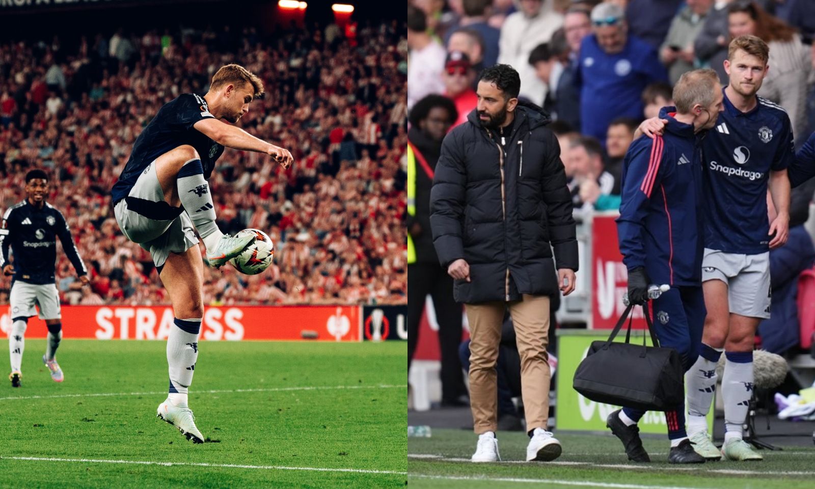 De Ligt dính chấn thương mới, rời sân ngay phút 35
