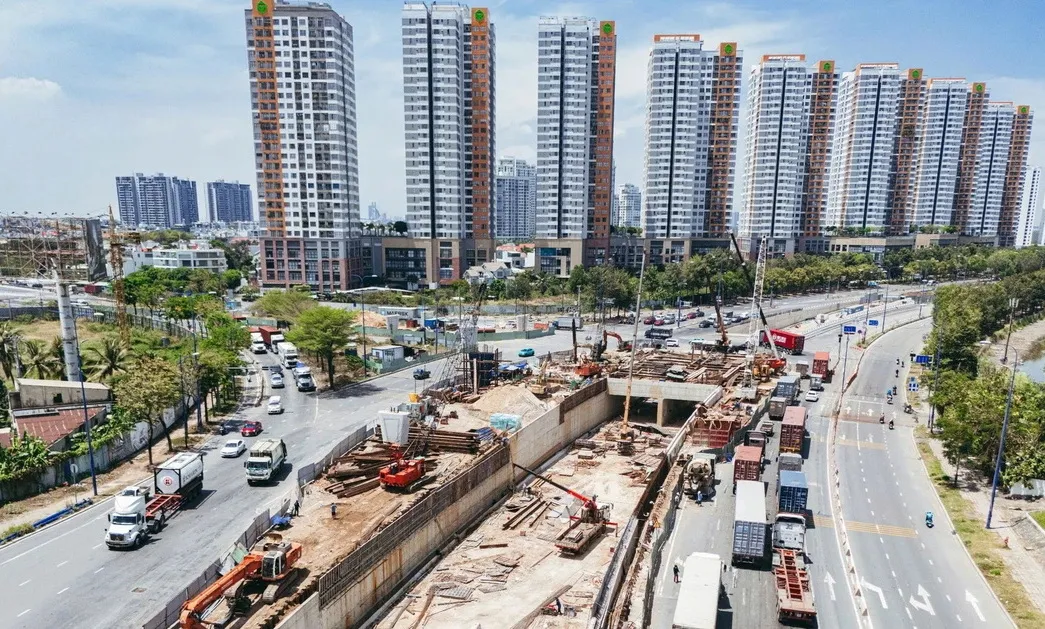 Hầm chui HC1 tại nút giao An Phú sẽ chính thức thông xe ngày 9/5