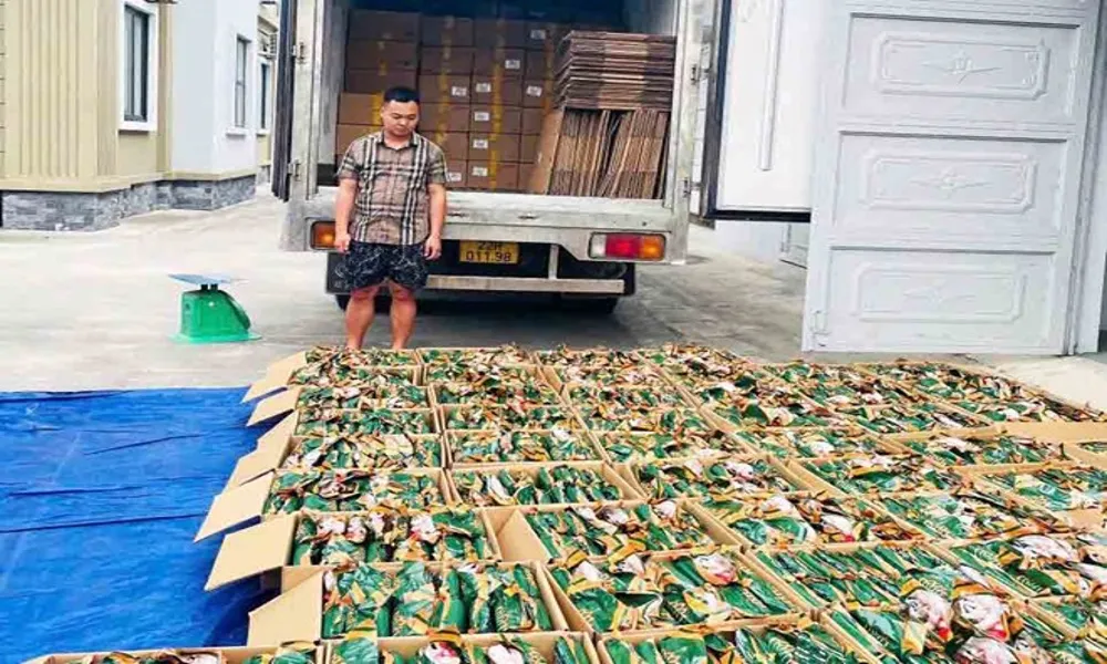 Phát hiện kho hơn 5 tấn chân gà không rõ nguồn gốc