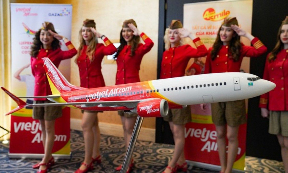 Vietjet cất cánh tại Kazakhstan