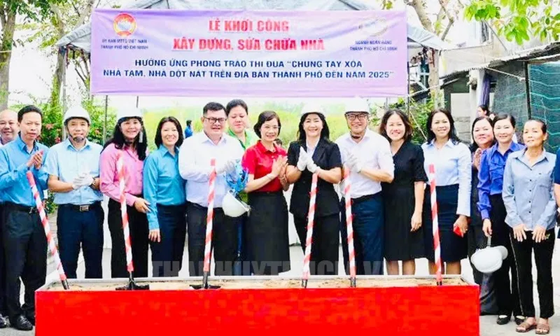 Khởi công xây dựng sửa chữa nhà ở Cần Giờ