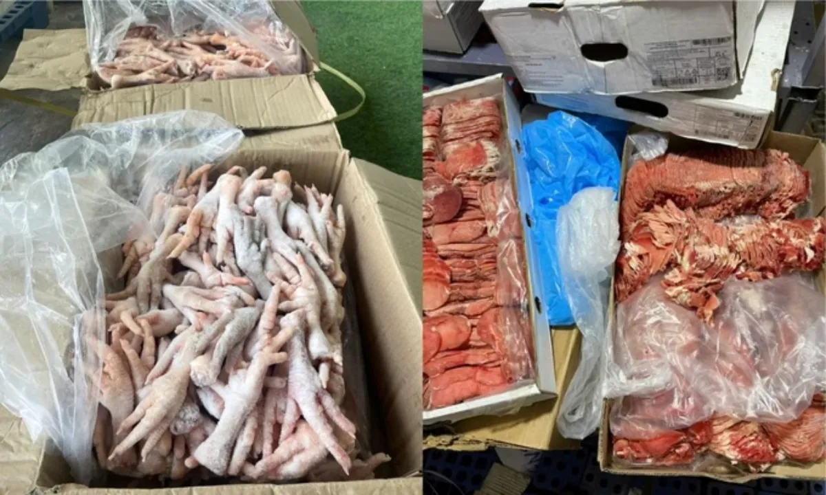 Thu giữ 2,5 tấn thực phẩm đông lạnh không rõ nguồn gốc ở Đà Lạt