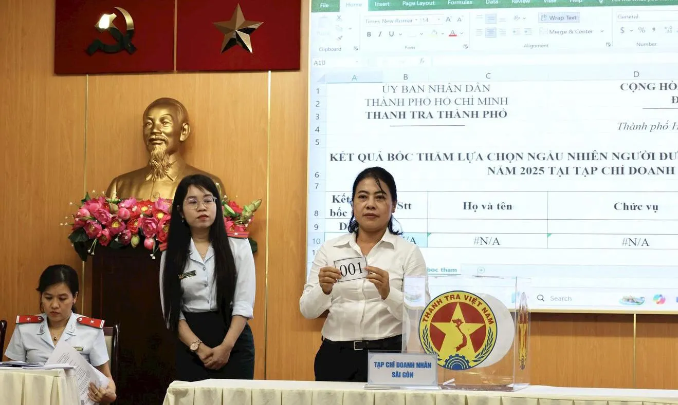 TPHCM bốc thăm xác minh tài sản, thu nhập 66 cán bộ đợt 1 năm 2025