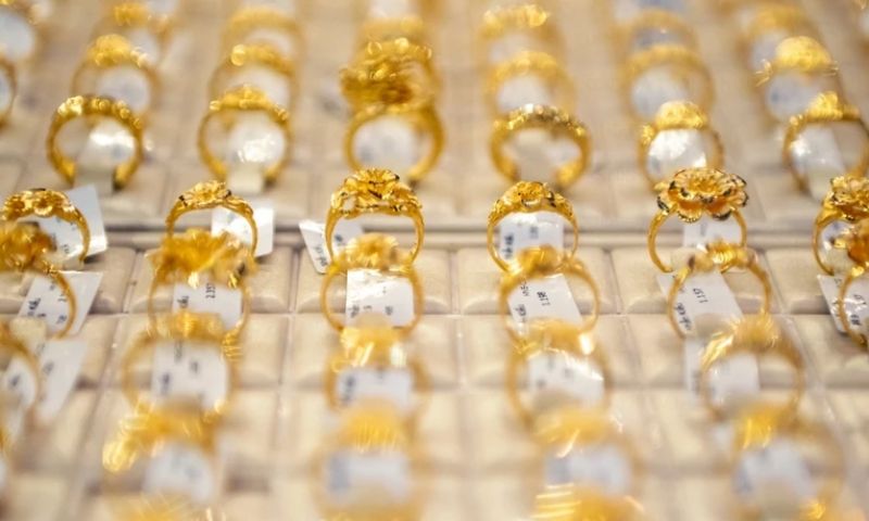 Giá vàng trong nước tăng mạnh