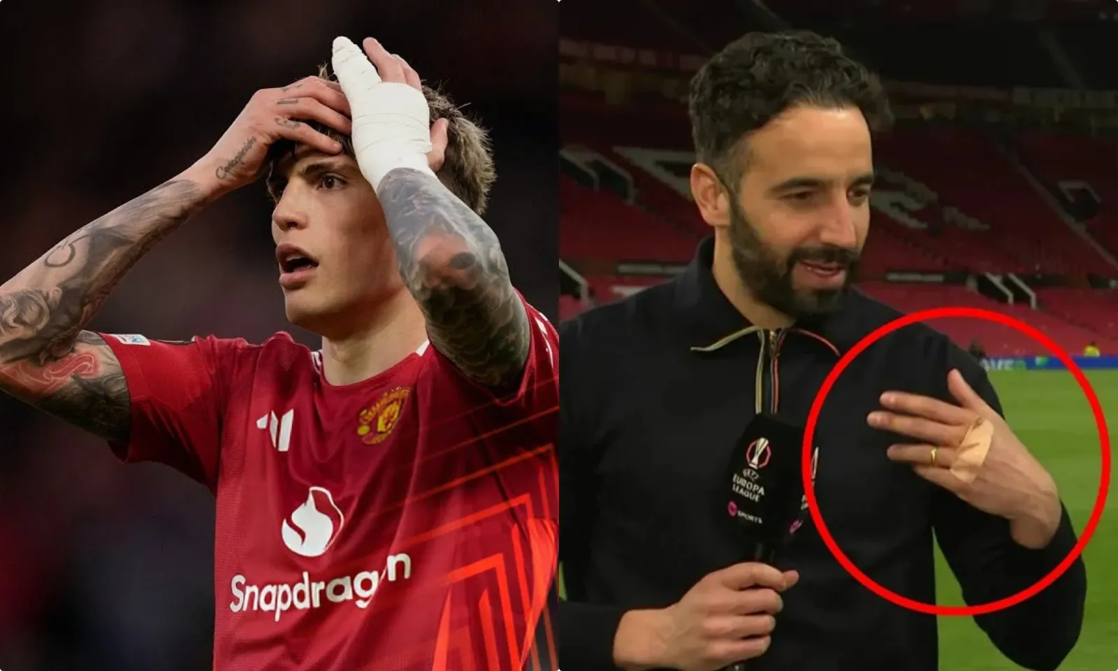 Xuất hiện bằng chứng Amorim điên tiết đập phá phòng thay đồ MU