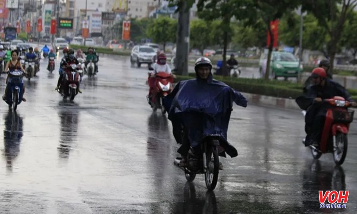 Nam Bộ bắt đầu đợt mưa dài ngày