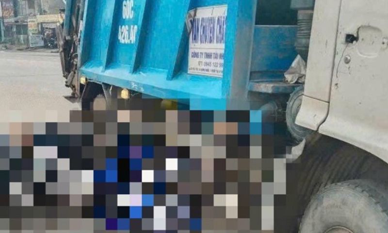 Xe chở rác va chạm xe máy, người đàn ông đi xe máy tử vong