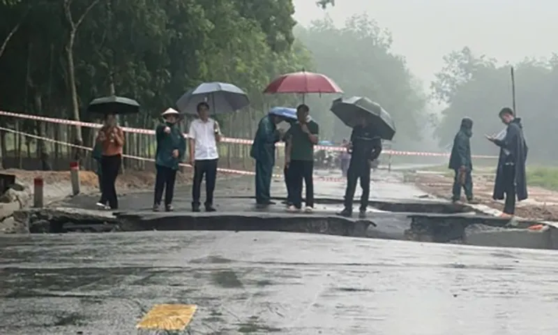 Nơi xảy ra sạt lở