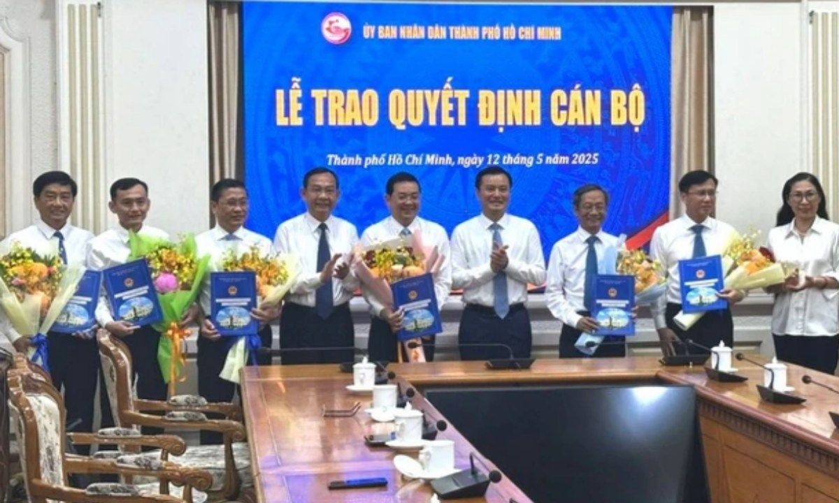 Trao quyết định bổ nhiệm ban giám đốc Sở Nông nghiệp và Môi trường TPHCM