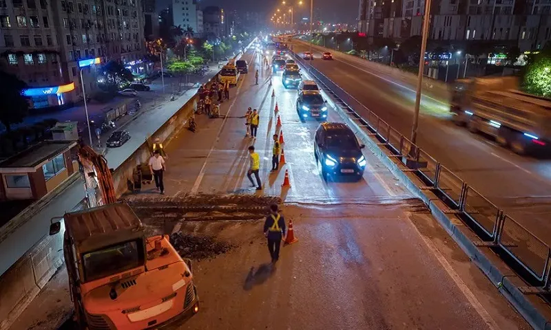 thay đổi giao thông thi công sửa chữa đường
