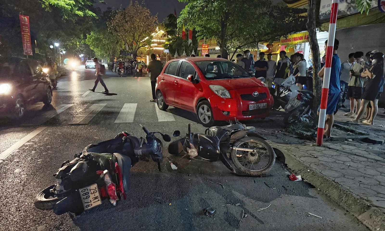 Hà Nội: Đình chỉ công tác trưởng Công an xã Tam Hiệp sau vụ tai nạn liên hoàn