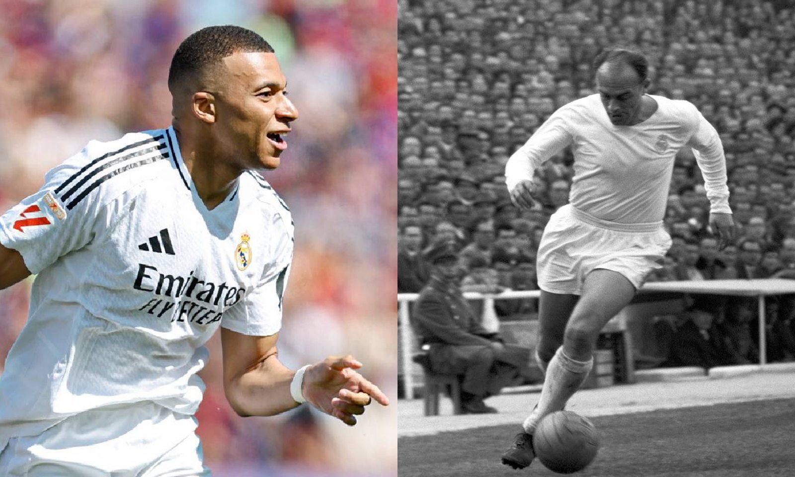 Mbappe vượt mặt huyền thoại Di Stefano