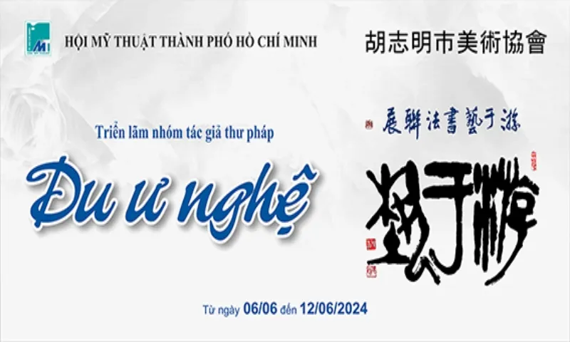Vẻ đẹp nghệ thuật thư pháp qua triển lãm “Du Ư Nghệ”