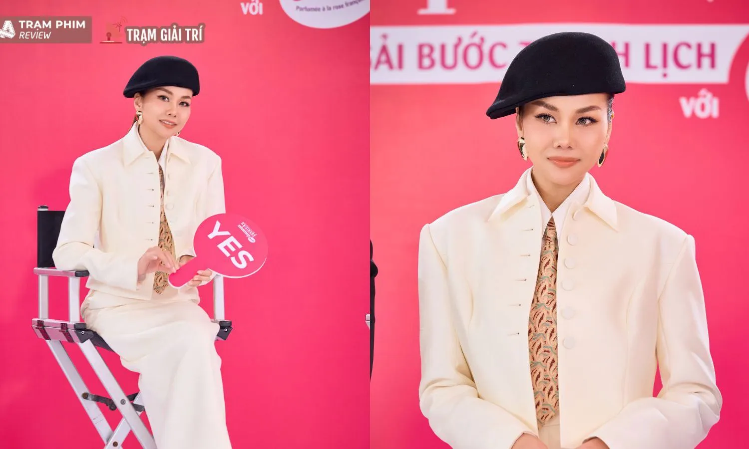 Thanh Hằng diện suit trắng thanh lịch mở màn Vietnam’s Next Top Model 2025