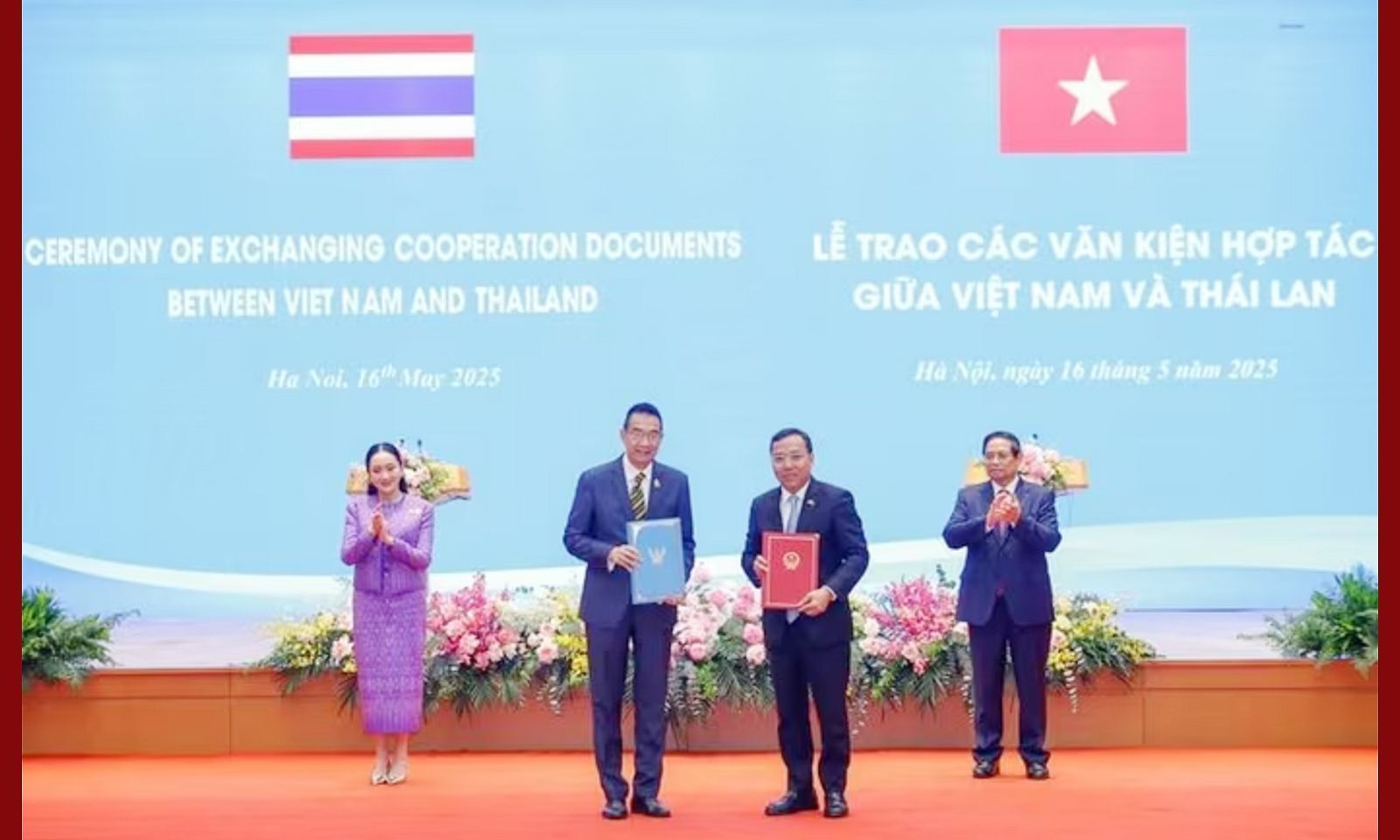 Việt Nam - Thái Lan ký kết nhiều văn kiện hợp tác quan trọng