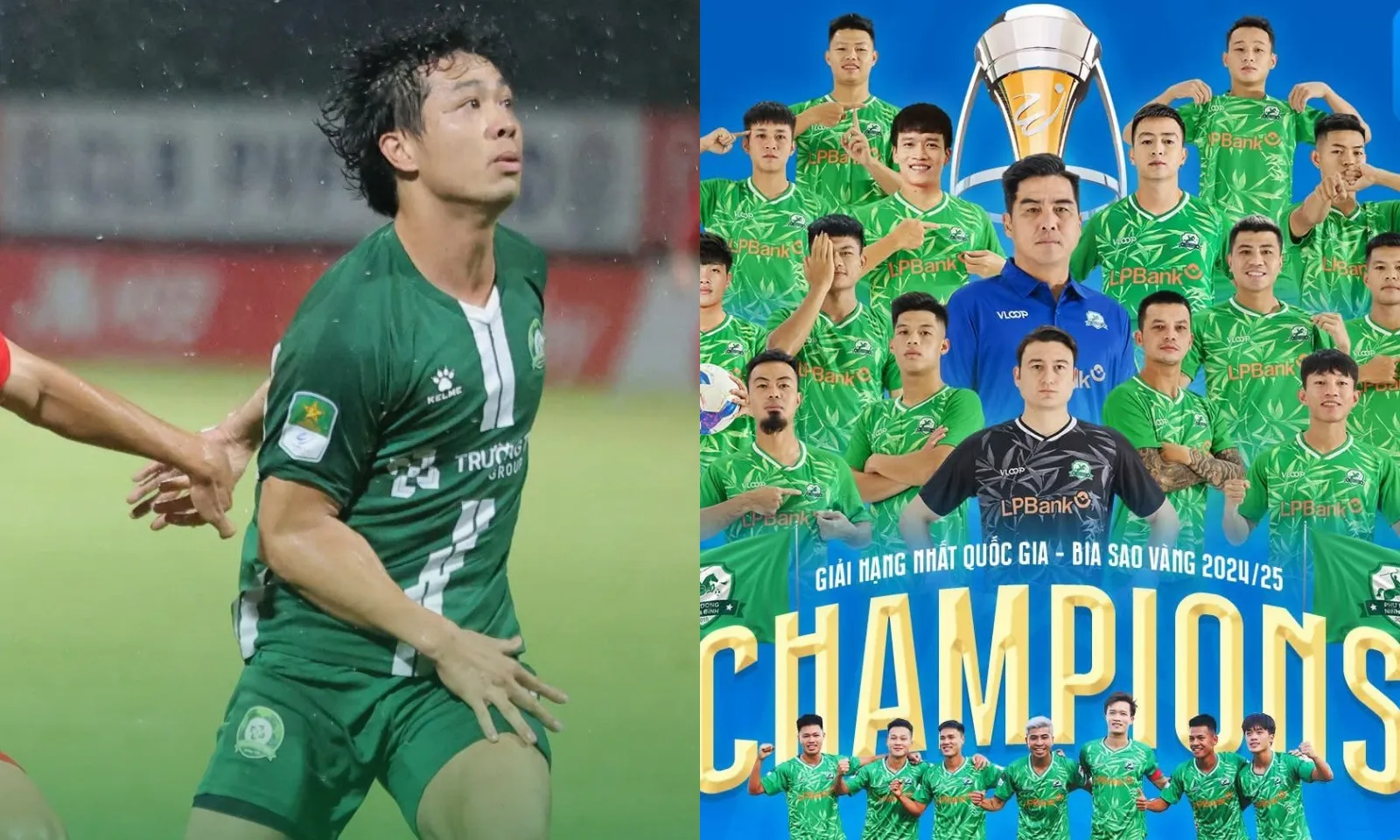 Hoàng Đức và Văn Lâm tái xuất V.League, Công Phượng được thầy Kim xem giò