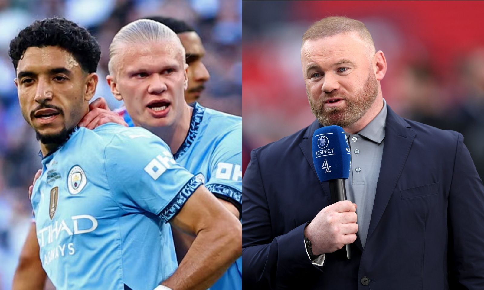 Rooney nhìn thấu lý do Haaland nhường penalty cho Marmoush
