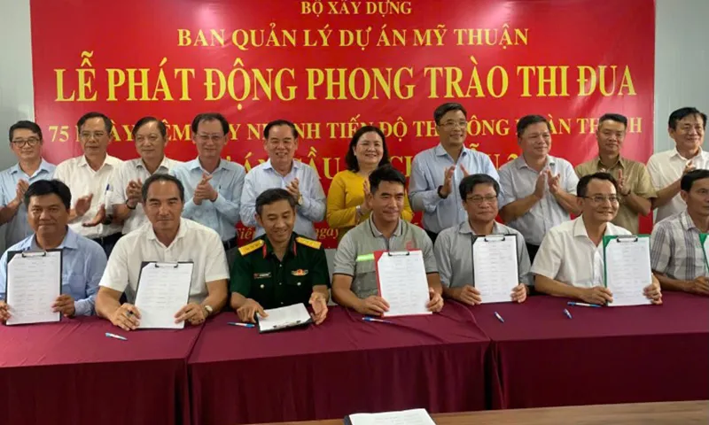 “75 ngày đêm” hoàn thành cầu Rạch Miễu 2