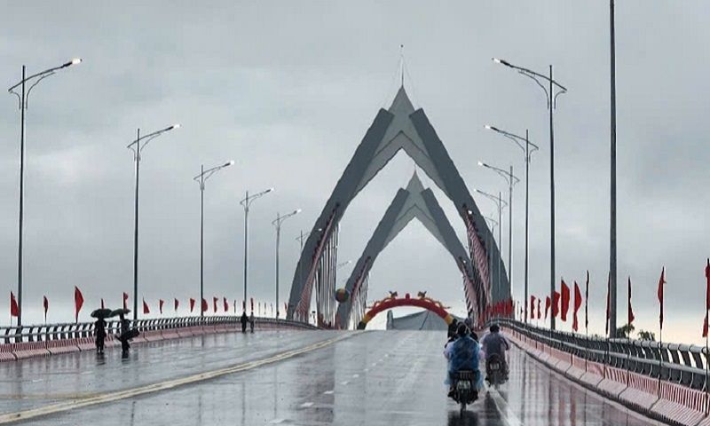 Nam Định khánh thành cầu dây văng hình búp sen hơn 1.200 tỷ đồng